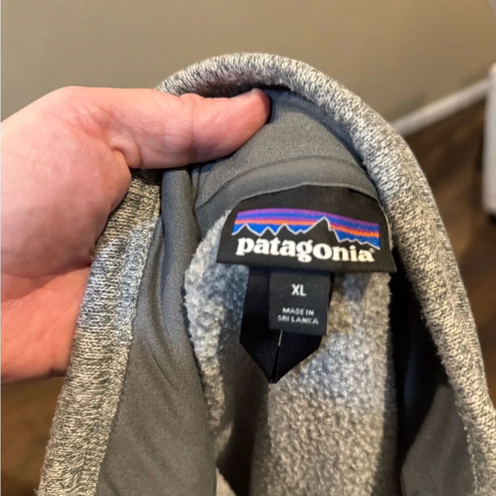 Patagonia Better Sweater Vest Mens XL Grey Fleece Full Zip - Picture 2 of 2